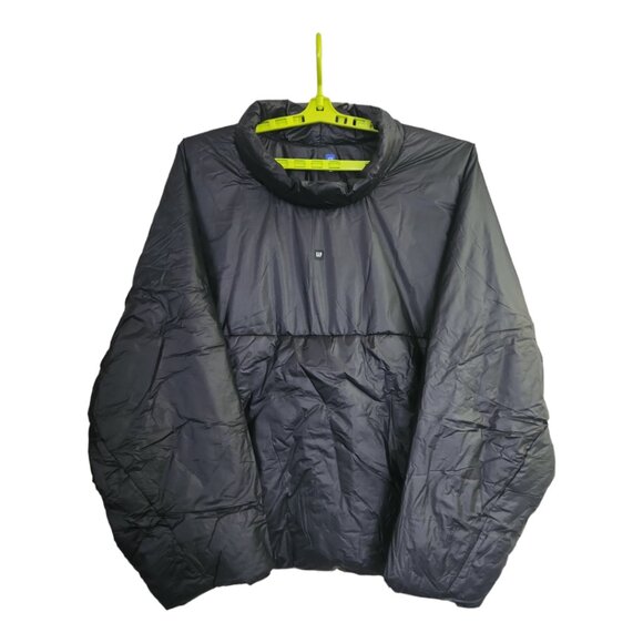 Yeezy Gap 13 Mock Neck Pullover Black Logo Long Sleeve Puffer - Picture 3 of 10